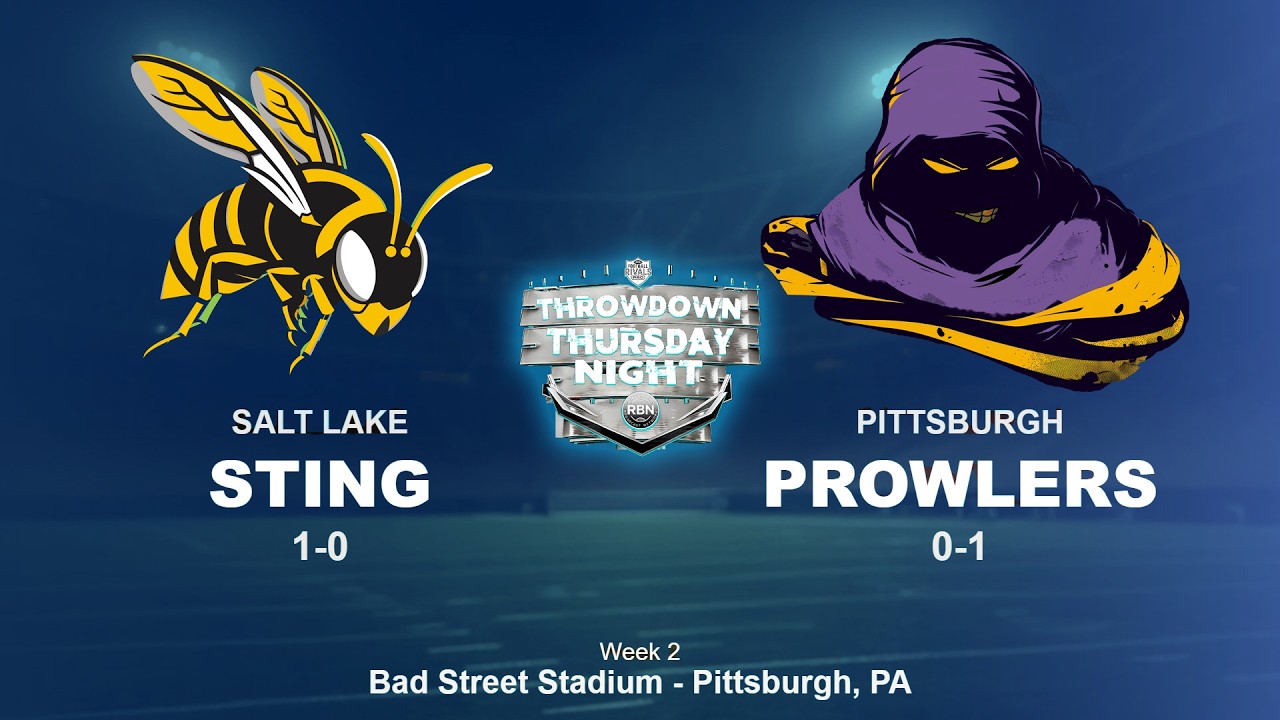 TTN SALT LAKE STING AT PITTSBURGH PROWLERS WEEK 2: FOOTBALL RIVALS PRO LEAGUE ‘26