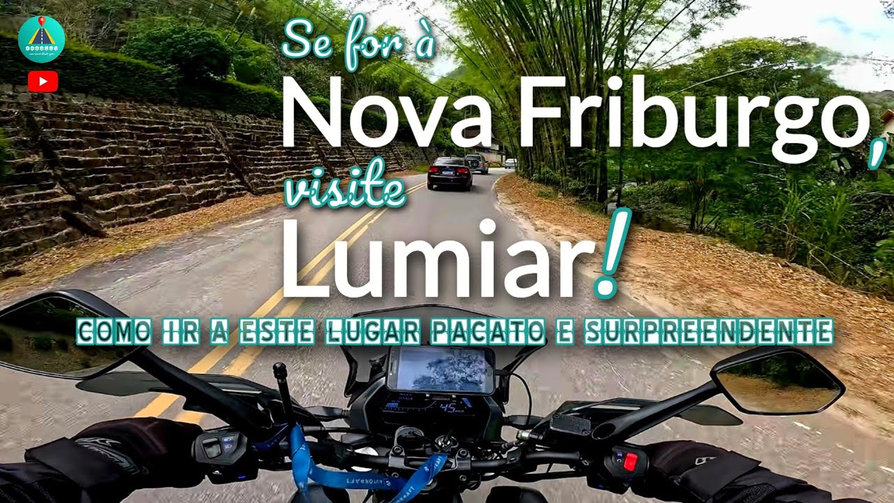 Do centro de NOVA FRIBURGO à LUMIAR de moto