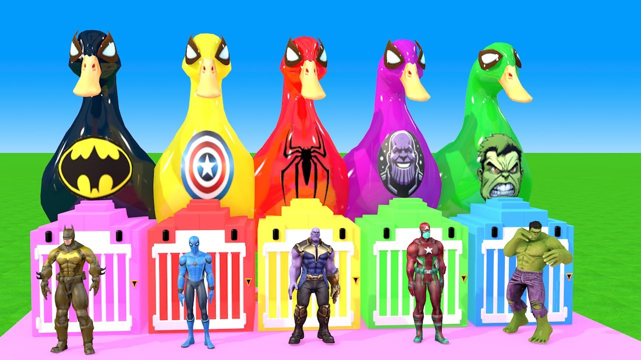 Long Slide Game with Cow Elephant Gorilla Hippopotamus Tiger 3d Animal Game Funny 3d Animals