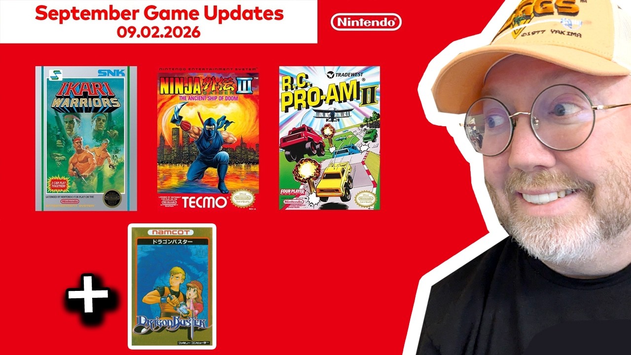 Новые игры, добавленные в Nintendo Switch Online 1 сентября 2026 г.