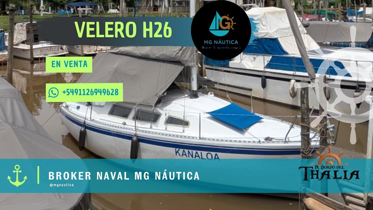 [RESERVADO] U$S 25.000 |⛵ VELERO H26 (1985)