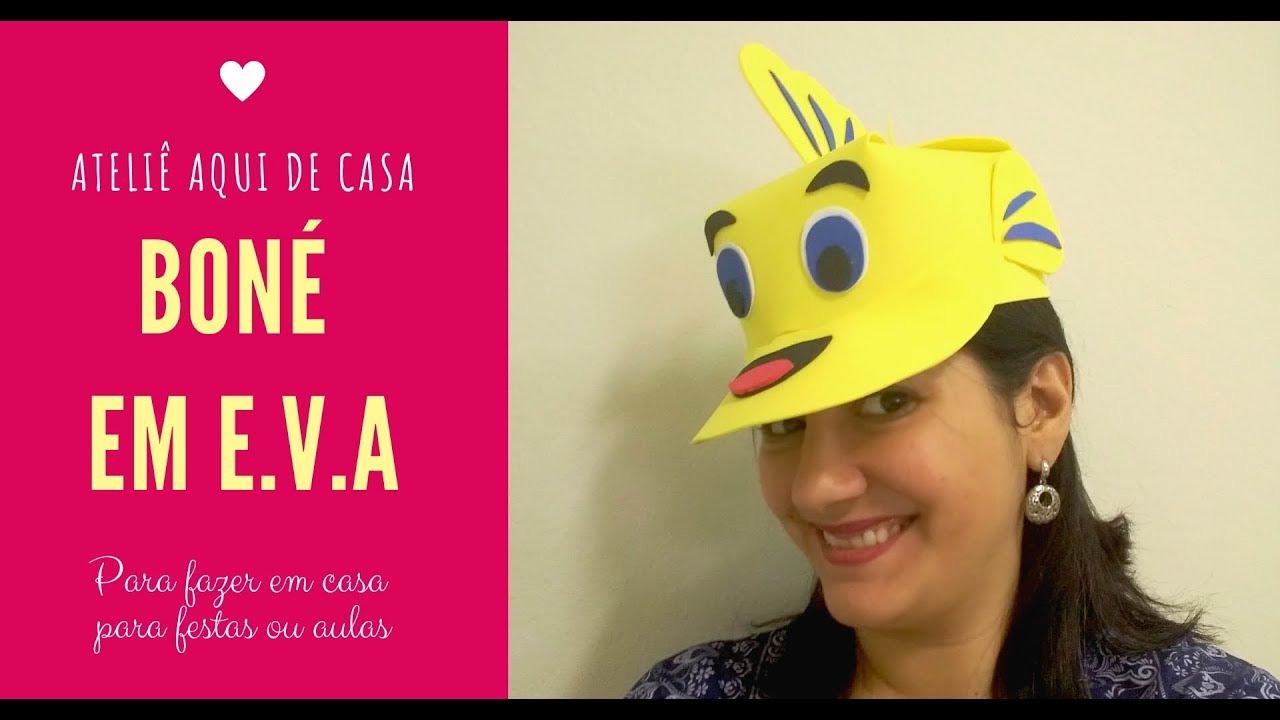 Chapéu ou Boné de peixe em E.V.A