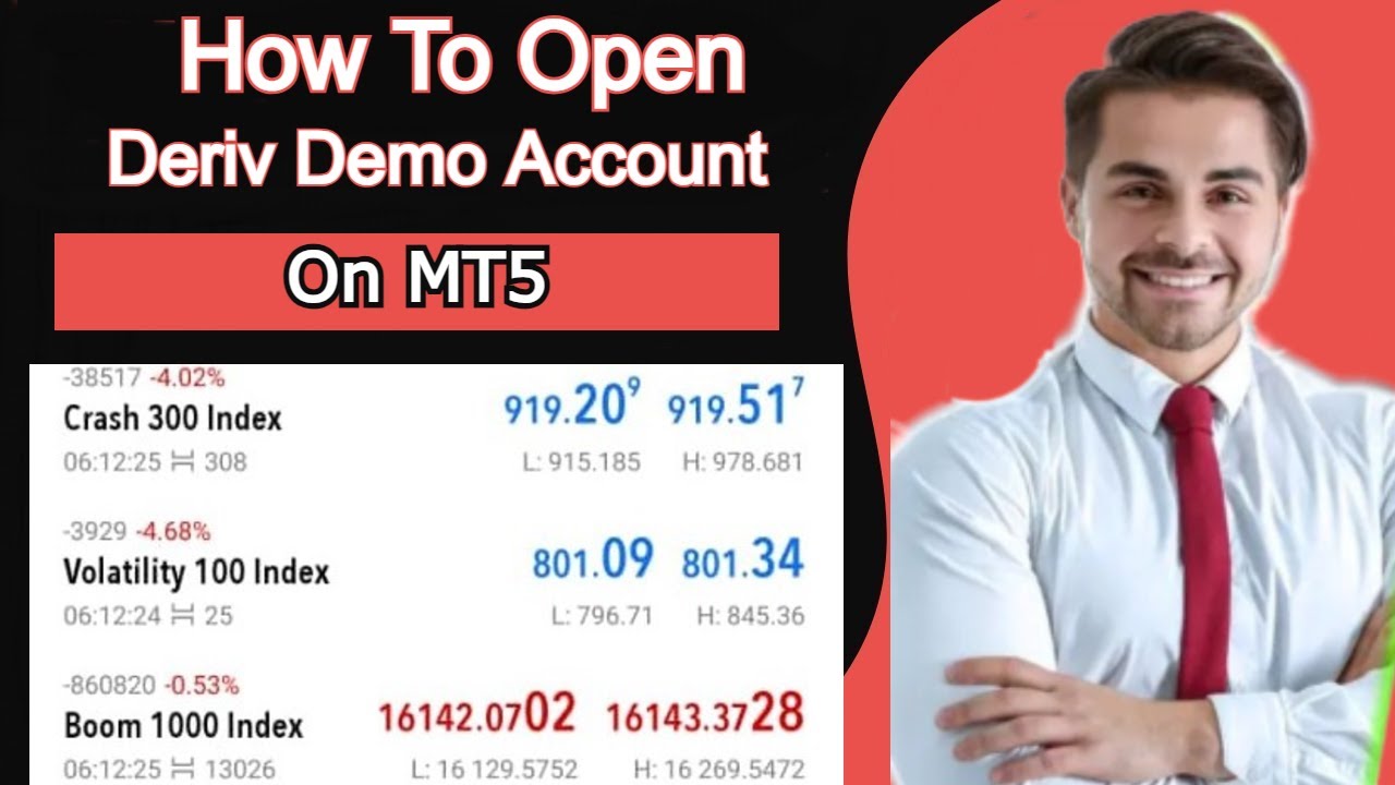 How to Open Deriv Demo Account on MT5 | How to Create Deriv Demo Account on MT5