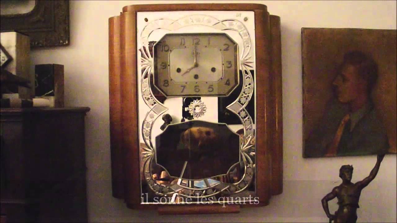 1 ancien carillon miroir veritable westminster 2 melodies