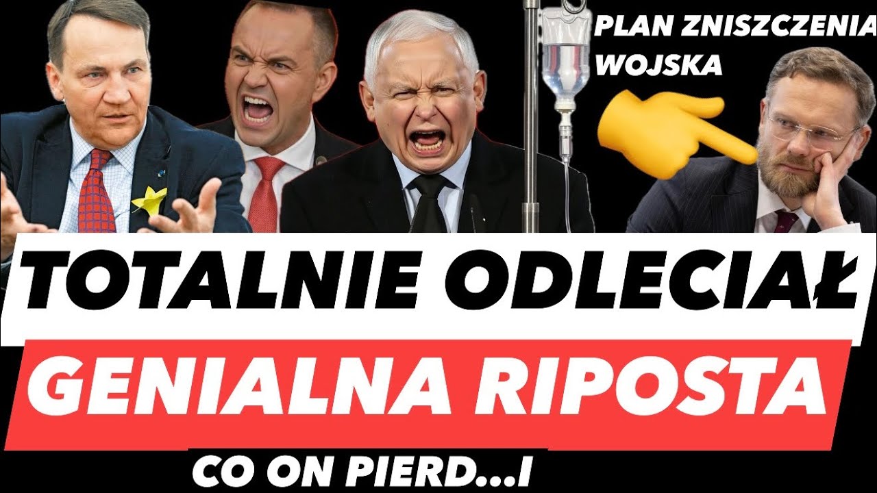 &bdquo;Głupi Jaś&rdquo; działa❗Kaczyński po szpitalu fiksuje o Niemcach | Sikorski RIPOSTUJE | PiS blokuje SAFE