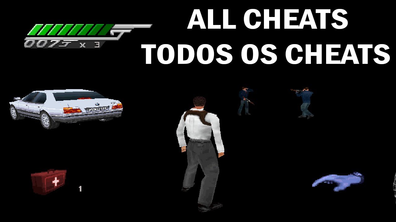 007 Tomorrow Never Dies [PS1] - All Cheats (Todos os Cheats)