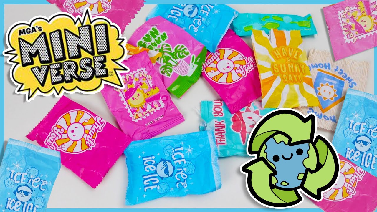 HAZ SQUISHIES DE PAPEL!⭐ Convierto las Miniverse bags en squishies 🤩Recycle ♻️ Miniverse