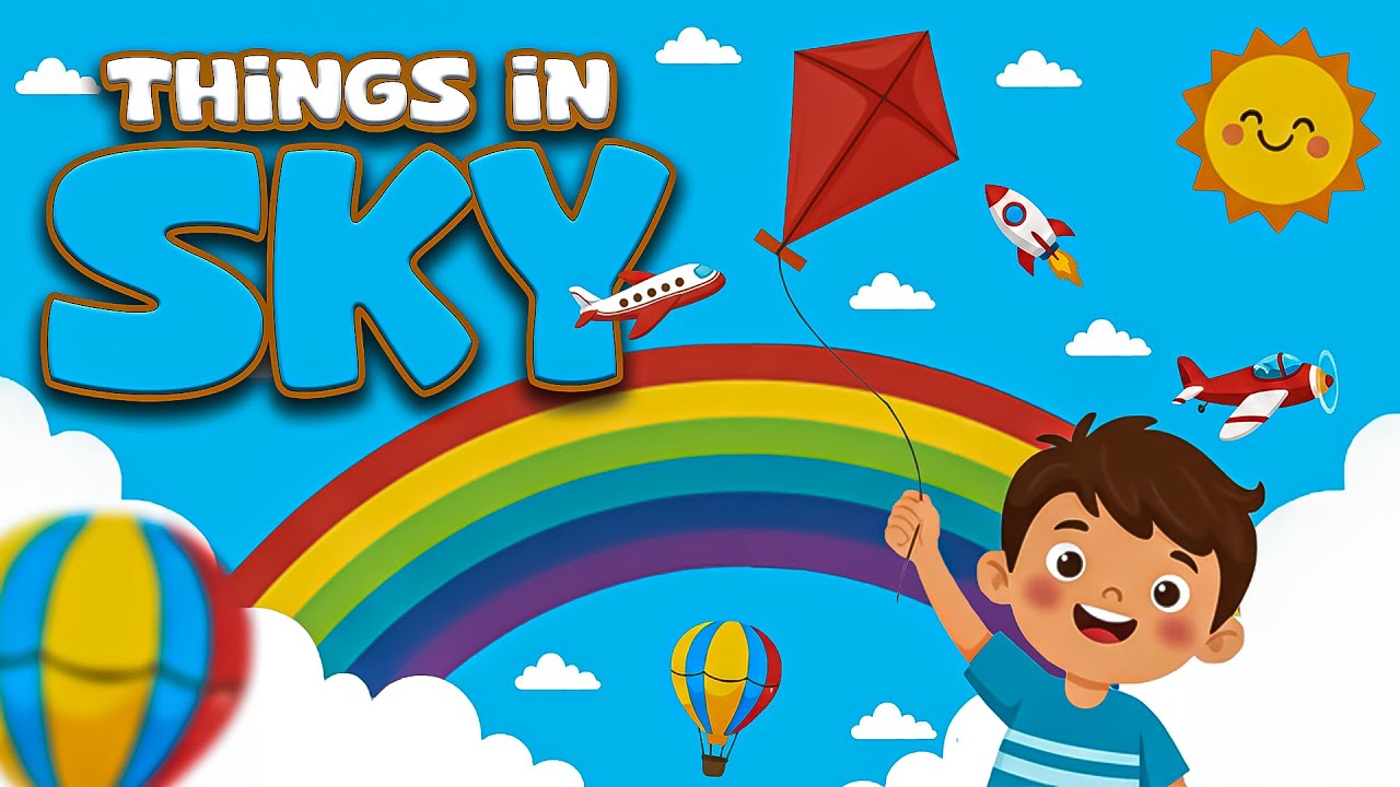 Things in the Sky | Learn About Sky Objects for Kids | Educational Whiteboard Animation | Xoratale