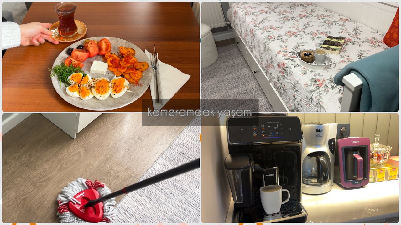 69🪭 Evde Bir Gün | Kahve, Yemek, Temizlik Rutini ☕️ #home 
