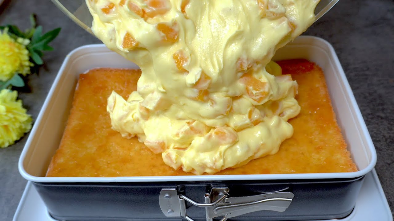 Легкий торт за считанные минуты! Испечь эту вкуснятину сможет каждый!