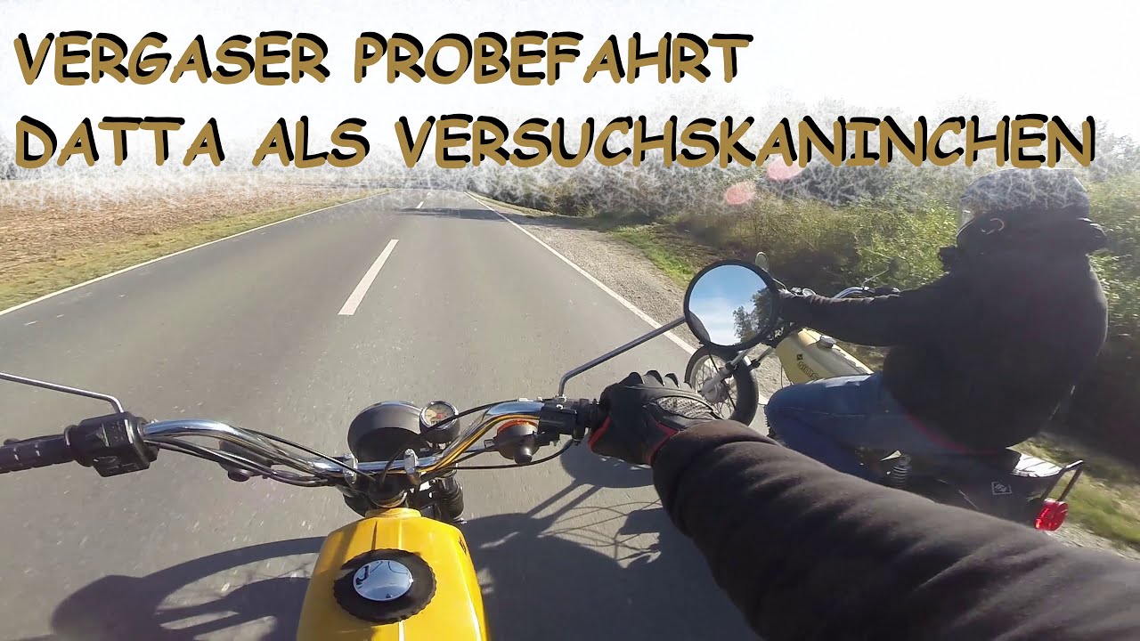 Simson S51 | Probefahrt neuer Vergaser | Quatschen mit Datta | Dualvlog | Datta | EllKolben