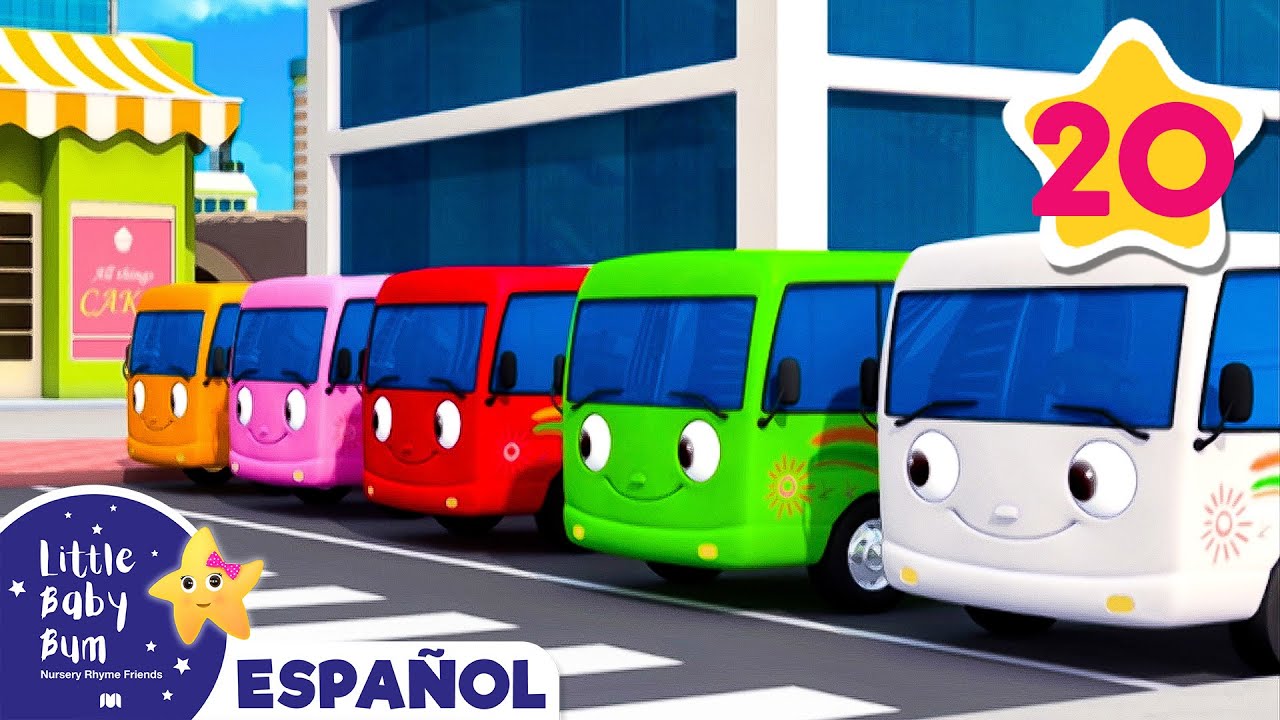 Conteo Divertido: Diez Autobuses |🚌 Caricaturas de autobuses 🚌| Canciones infantiles | LBB Español