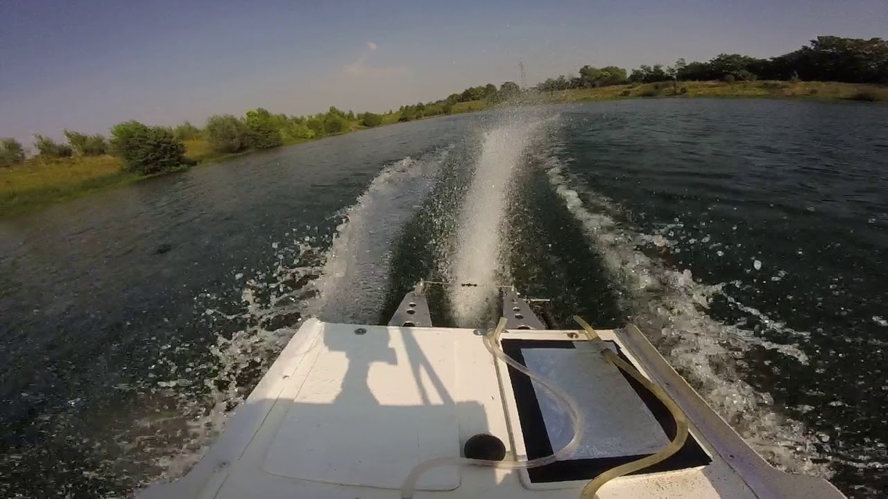 DIY RC gas boat Barca RC FAI DA TE  onboard gopro