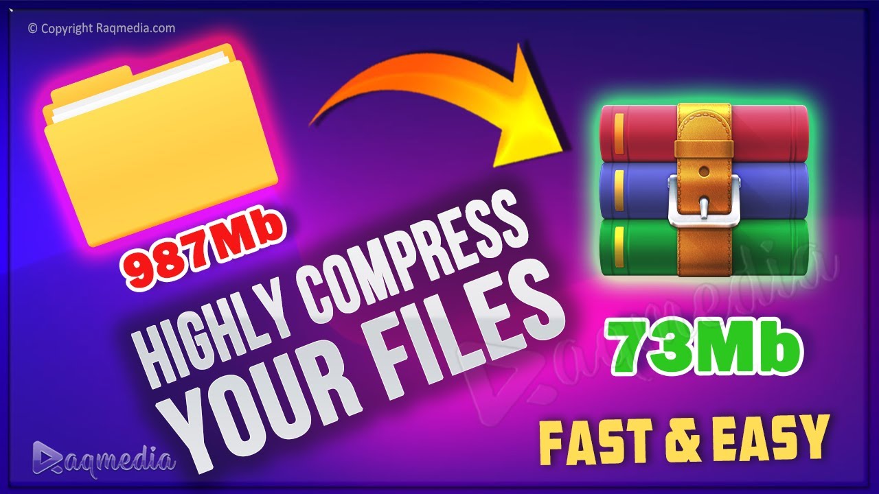 How To Make Rar File Using WinRAR & Highly Compress Files Free