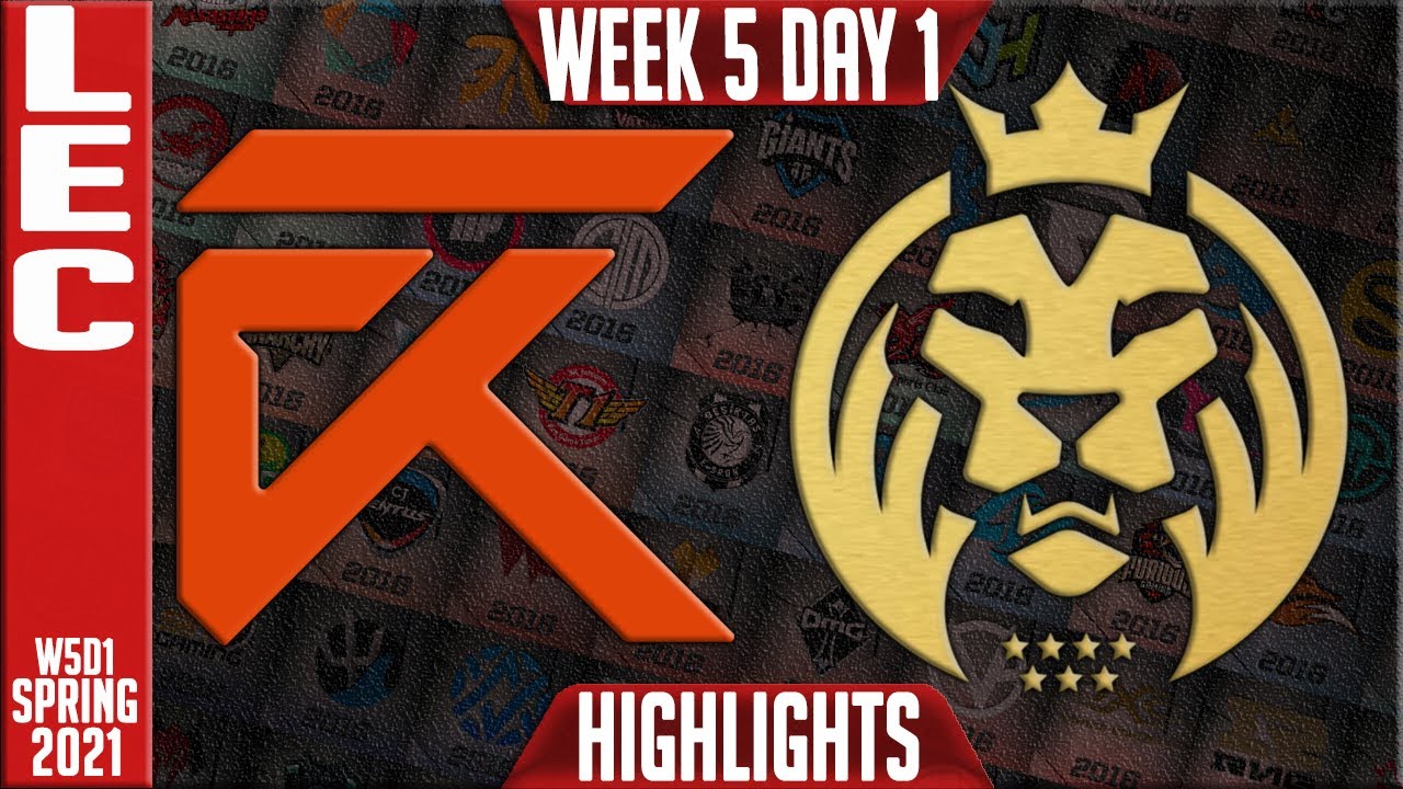XL vs MAD Highlights | LEC Spring 2021 W5D1 | Excel vs MAD Lions