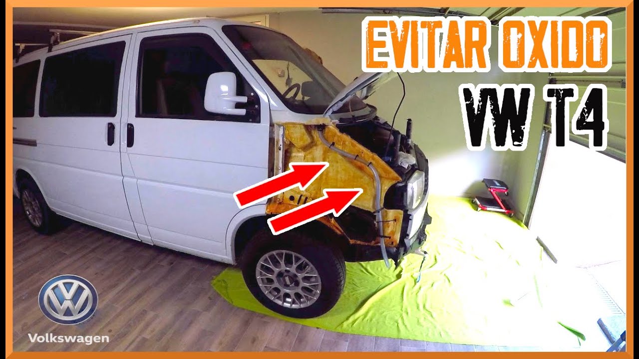 EVITAR el ÓXIDO en tu CAMPER  VW T4 - DESAGUE VIERTEAGUAS- EUROVAN CAMPER