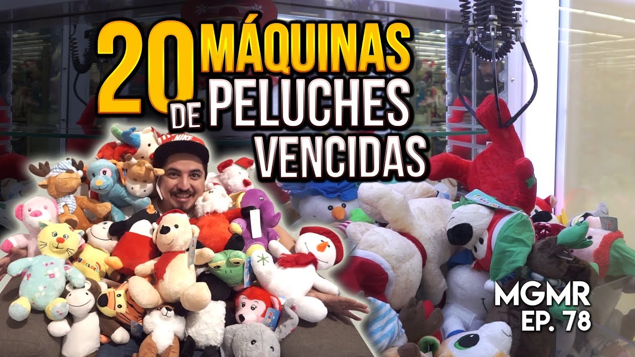 20 DÍAS de MÁQUINAS de Peluches - MiniGames en el Mundo Real EP. 78