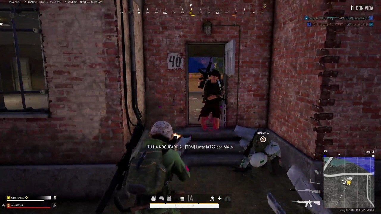 la molotov me arruino la partida xd, pero fue epica