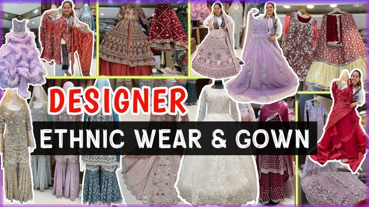 Designer Gown & Best Ethnic Wear For The Wedding in Mumbai | S To 3XL Size Available | Gown Design