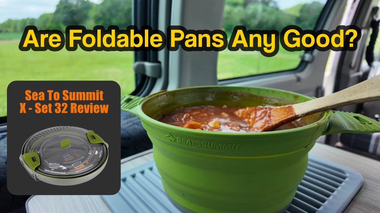 Are Foldable Pans Any Good? Sea To Summit X Set 32 Review In A Campervan