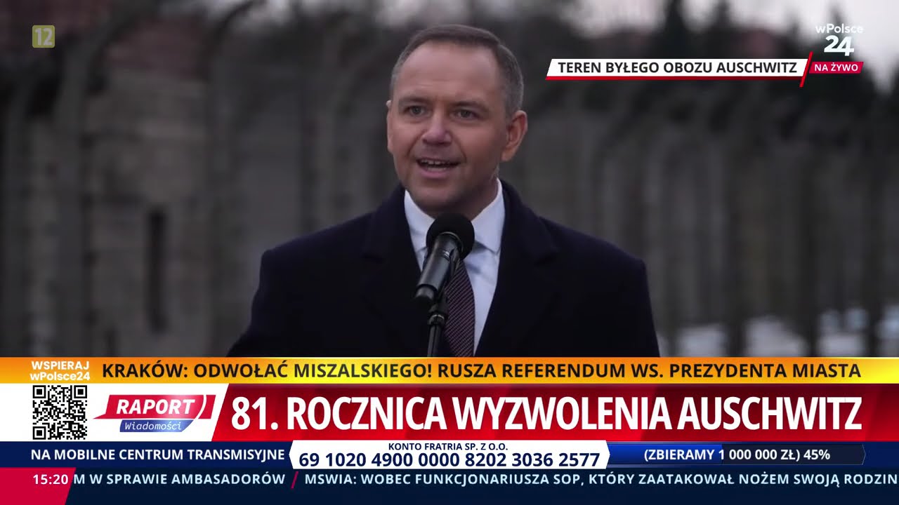 Nawrocki bez litości w Auschwitz! „Naród niemiecki dopuścił Hitlera do władzy!” Mocne przemówienie!