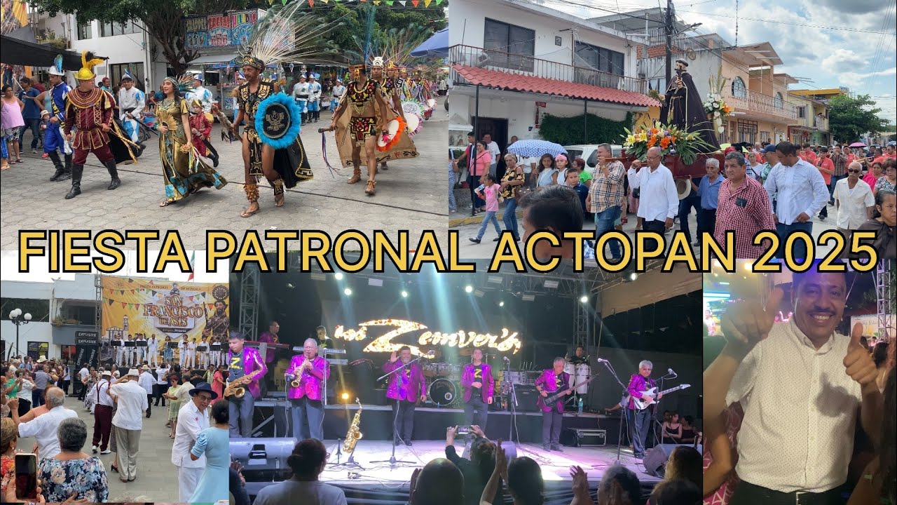  🎊 Actopan Está de Fiesta 😍 | Zemvers, El Hijo del Pulpo y Tradición con Danzón
