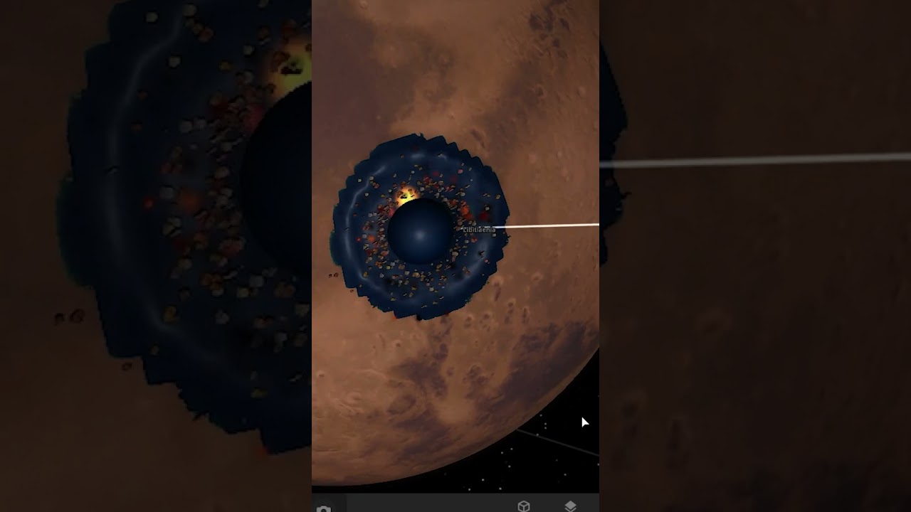 Terraforming Mars in Universe Sandbox