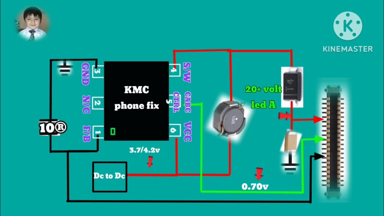 6 pin light ic working principal |all android mobile lcd light solution