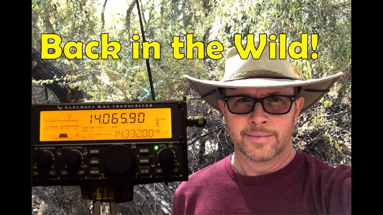 QRP Radio in the Fall Colors of New Mexico.  CW Morse code.