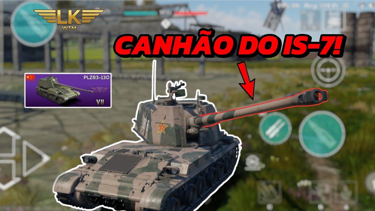 ESSE TANQUE CHINES TEM O CANHÃO DO IS-7 - War Thunder Mobile PT BR 