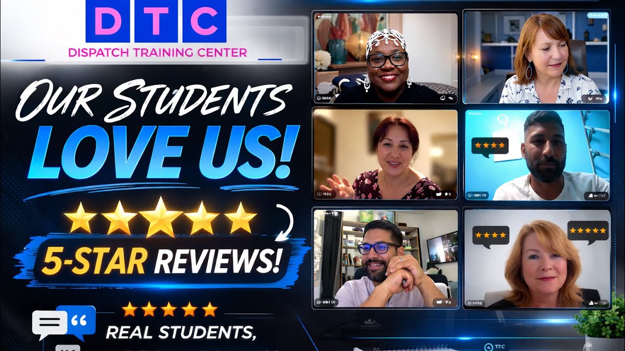 Why students choose our freight  dispatch training?