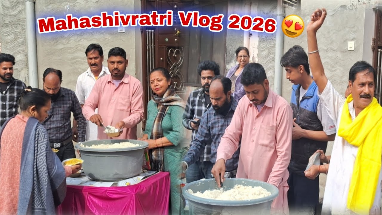 Shivratri Te Lagaya Langer 🙏🏻❤️ #trendingvlogs #mahashivratri #shivratri2026 #viral #subscribe 