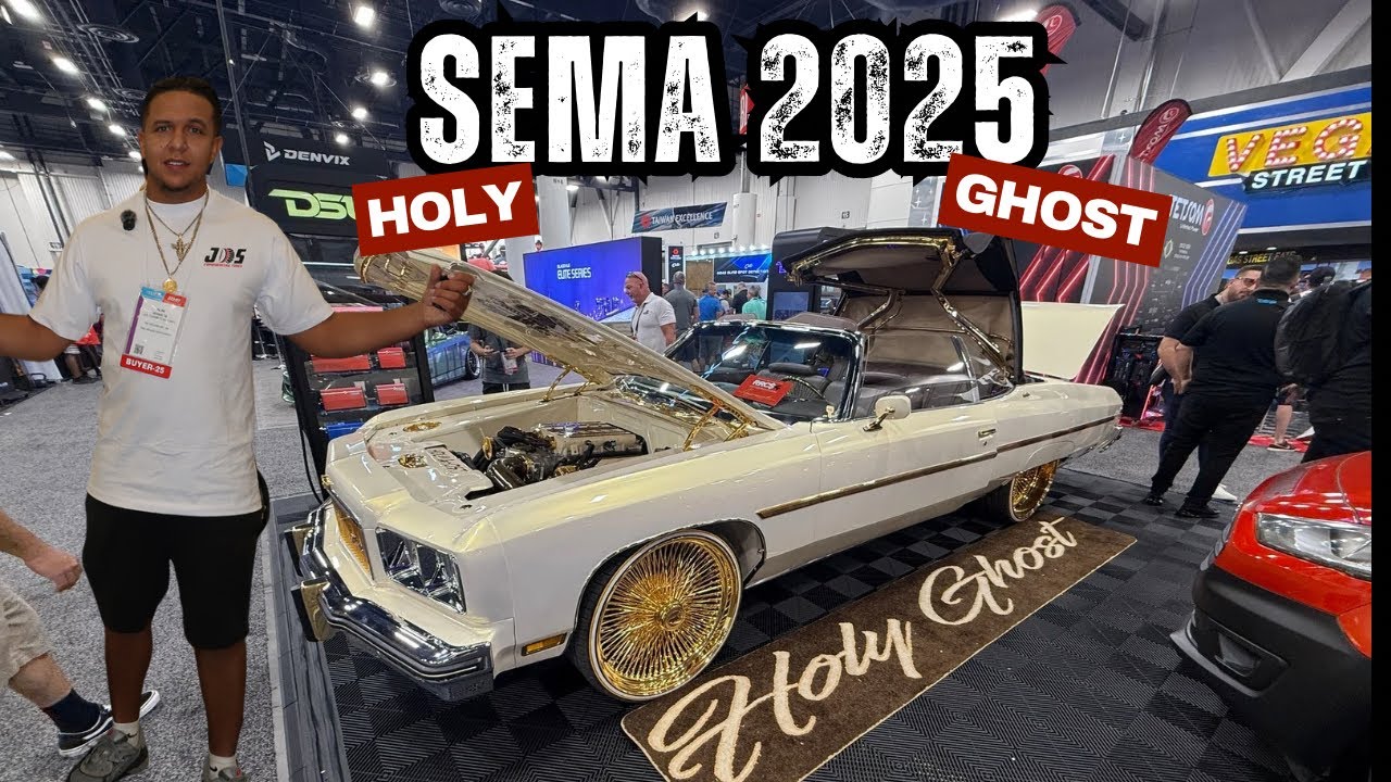 SEMA 2025 GETTING SHOT AT IN BULLET PROOF TRUCK & DRIVING HOLY GHOST DONK BUILD ON Las Vegas STRIP