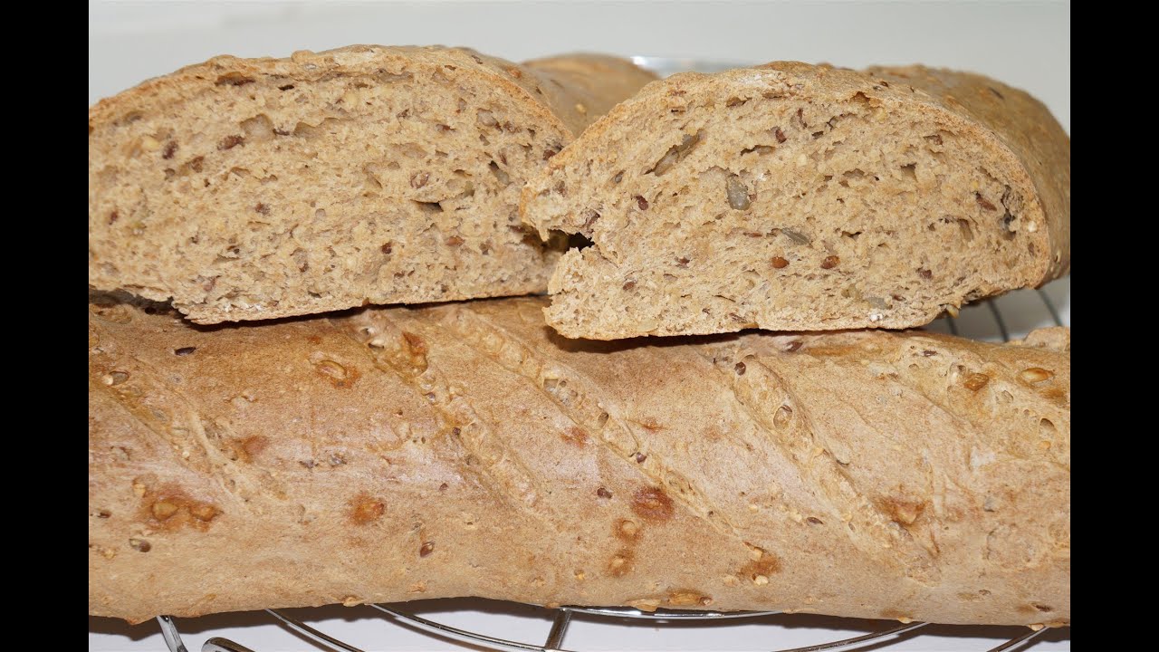 Baguette aux céréales facile et rapide