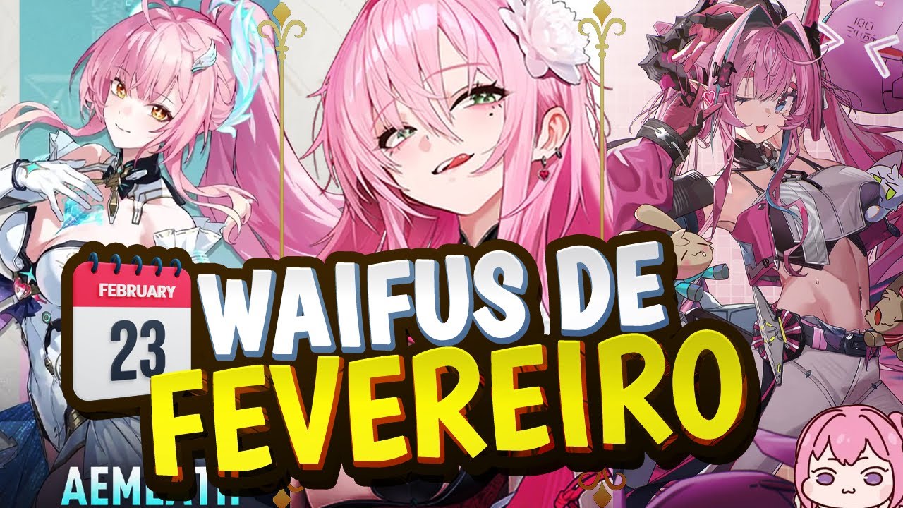 Todas as waifus que chegam em fevereiro nos jogos