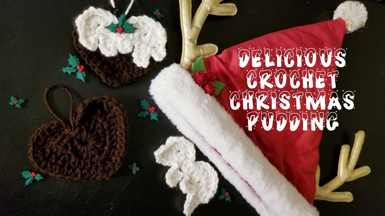 How to: Crochet Christmas pudding from Golden Lucy Crafts