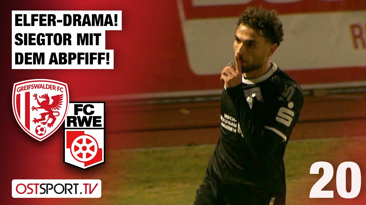 3 Tore! 3 Elfer! Last-Second-Sieg: Greifswalder FC - Rot-Weiß Erfurt | Regionalliga Nordost