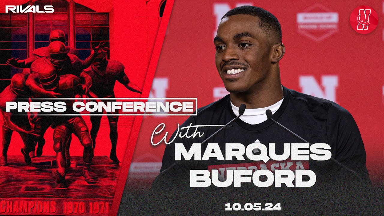 Nebraska Football: Marques Buford press conference after win over Rutgers (Oct. 5, 2024)