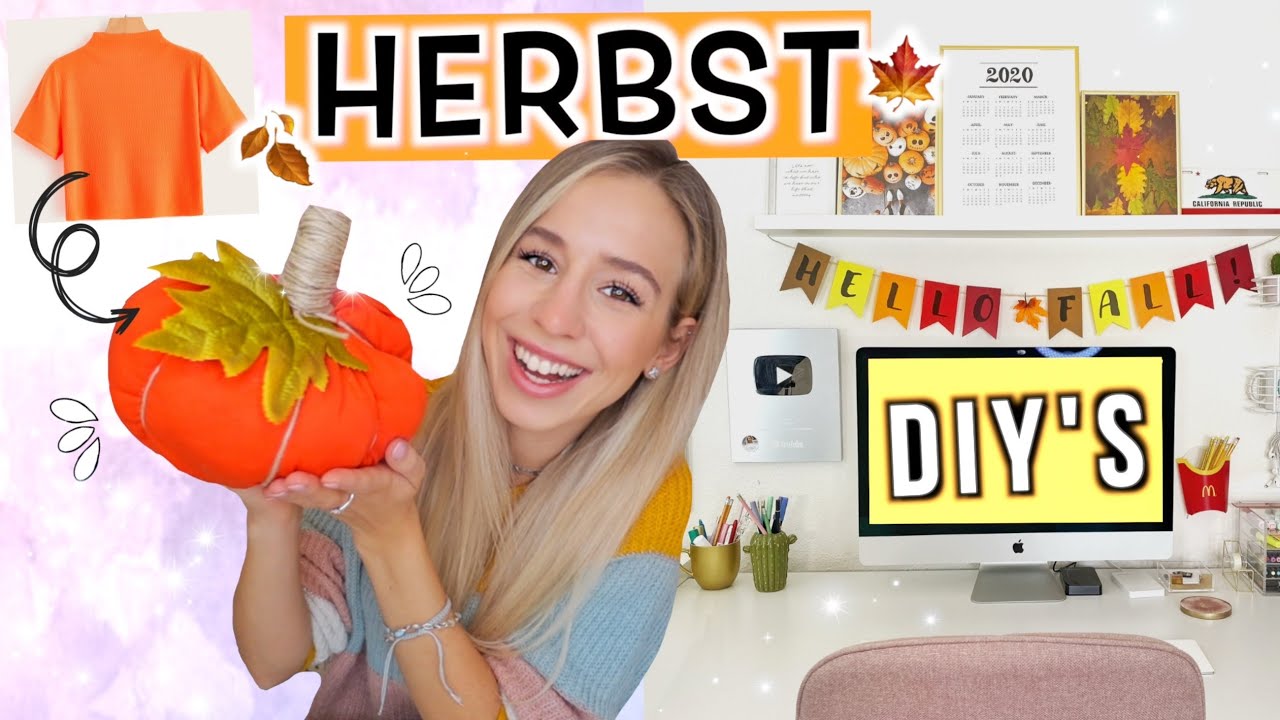 HERBST DEKO IDEEN 2020 selber machen 🍁Zimmer dekorieren im Herbst 🍂 Cali Kessy