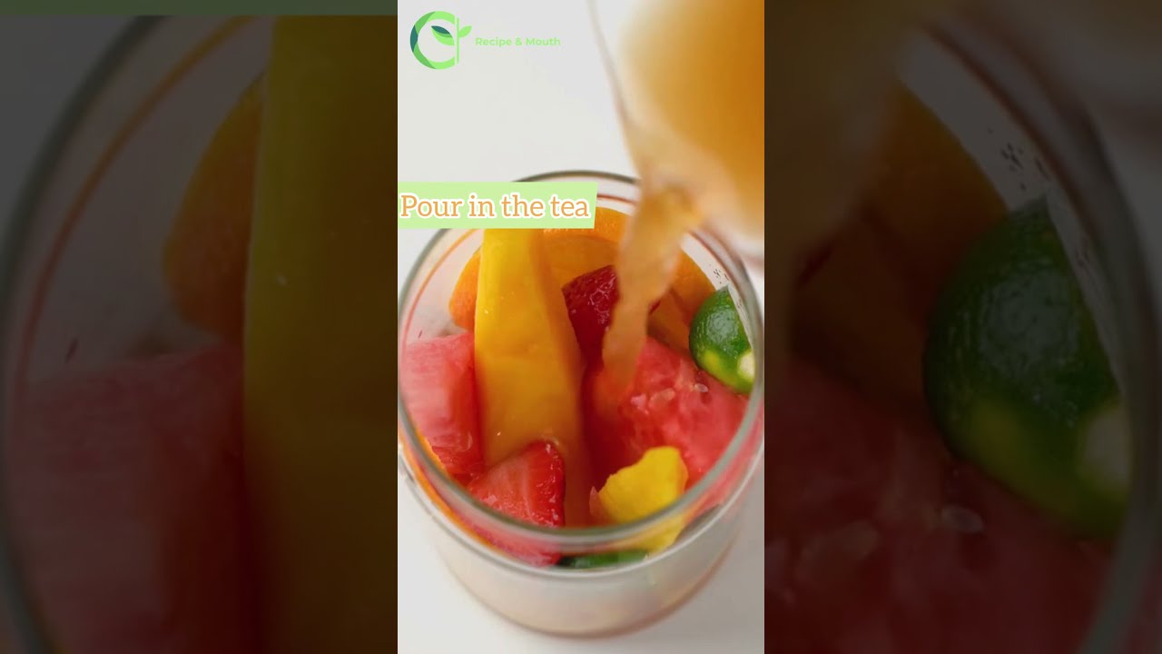 【A Fresh Fruits Cold Brew Fruit Tea】