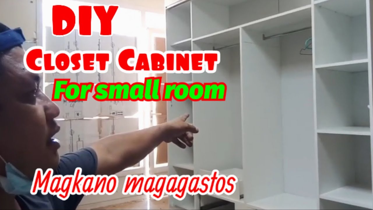 DIY Cabinet design for small room. Closet cabinet, dressing cabinet paano gumawa.