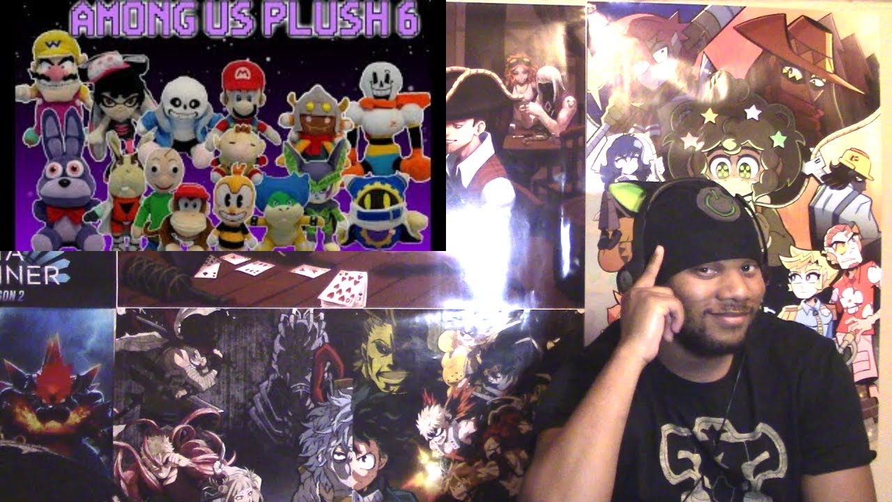 Blazeix Reacts To: Among Us Plush 6
