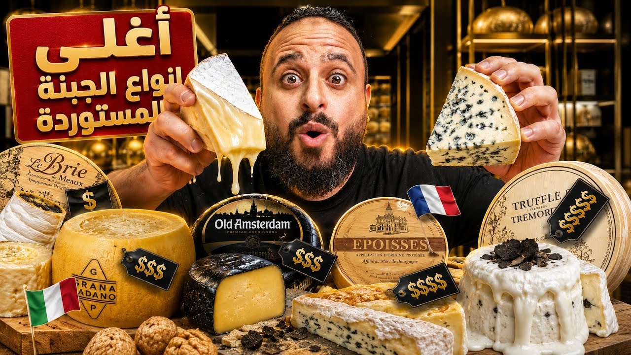جربت اغلى انواع الجبنة المستوردة 🧀💰