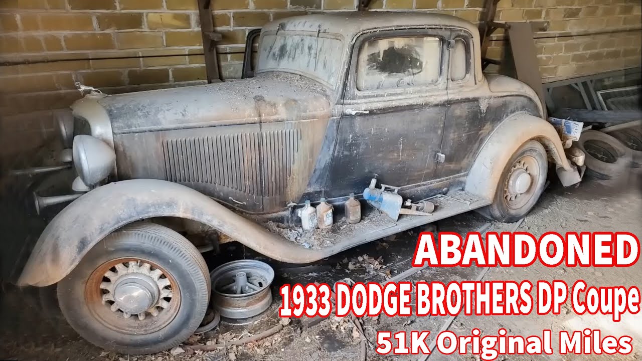 Находка в заброшенном амбаре: DODGE BROTHERS DP Coupe 1933 года, первая мойка за 56 лет | Удовлет...