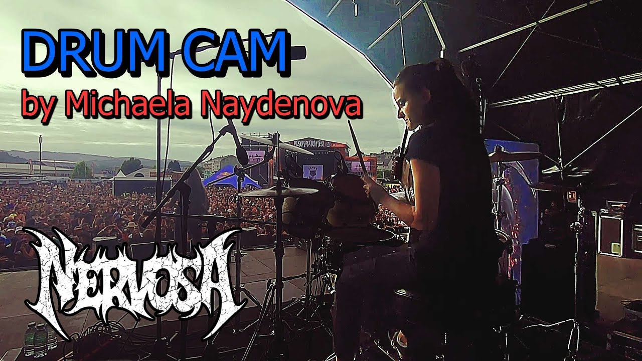 NERVOSA - Drum Cam at @ResurrectionFestTV  June 2023