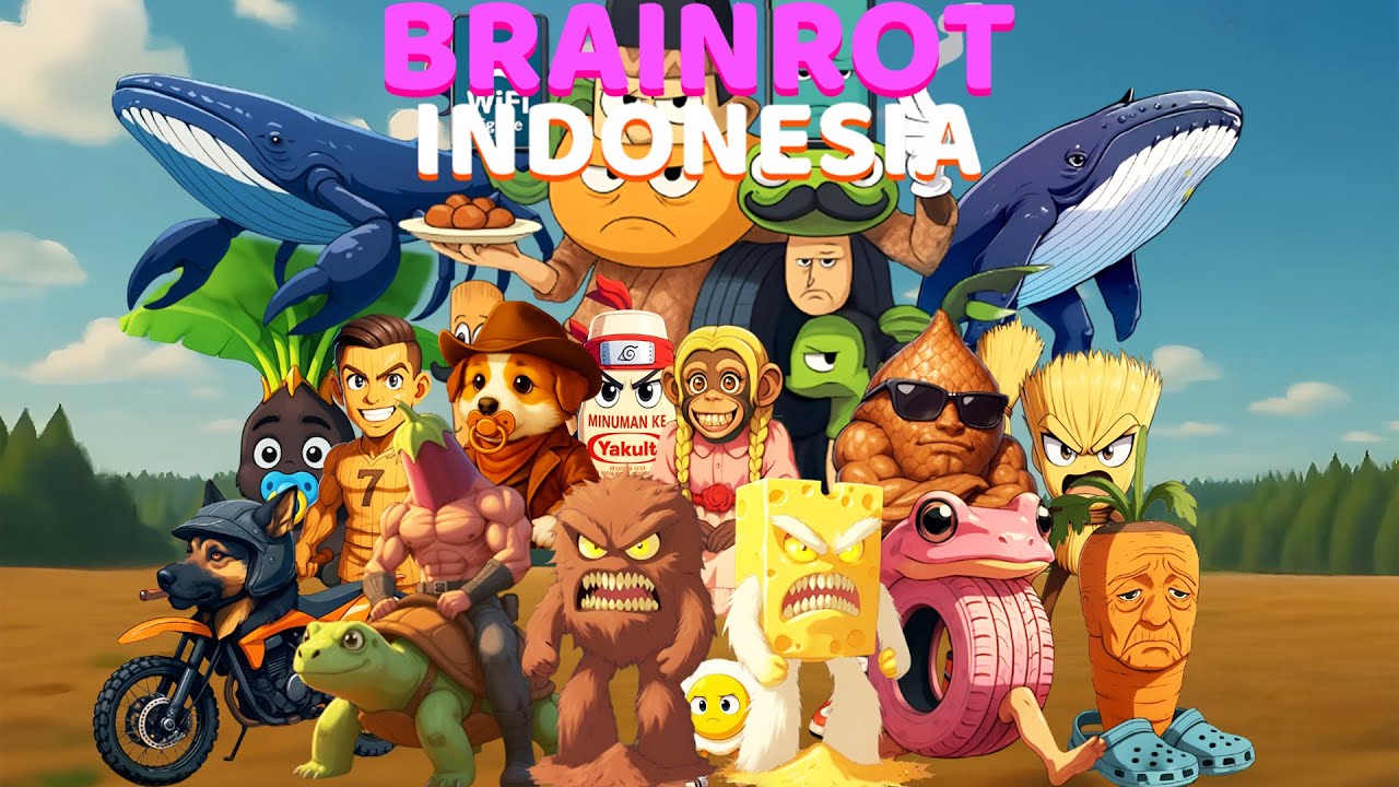 INDONESIAN BRAINROT: ANIME OPENING (P.12) | Official Music Video
