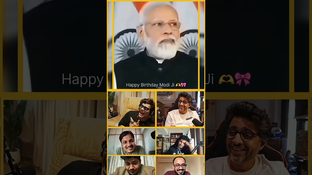 Happy birthday Modi ji 🎀🤣 #tanmaybhat reacts #funny #memes #memereaction #comedy #memefest #memelive