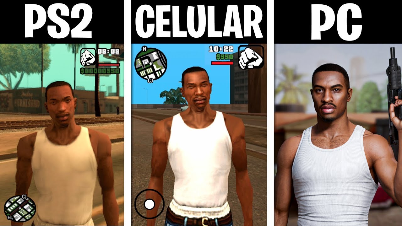 Qual é a MELHOR VERSÃO do GTA SAN ANDREAS?