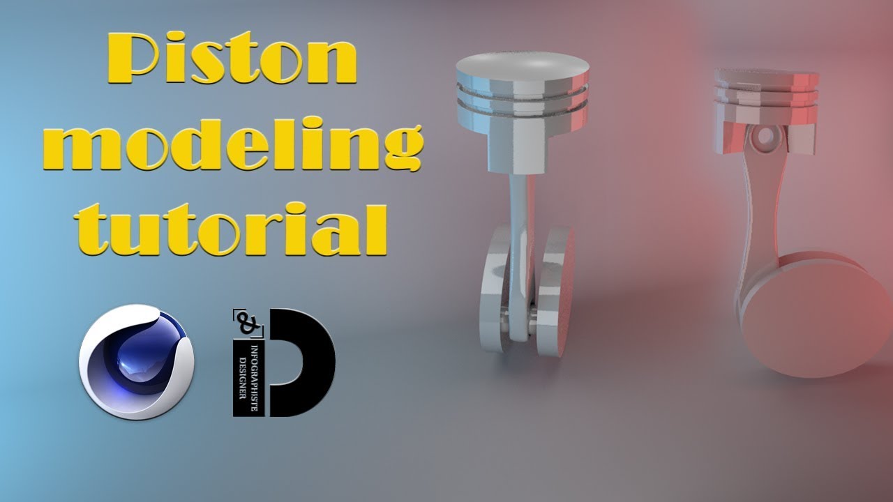 Cinema 4D tutorial: Piston modeling in C4D R20