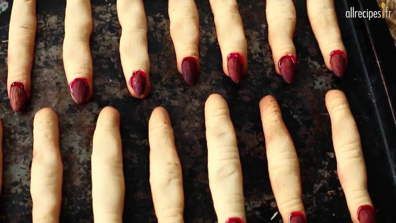 Recette de doigts de sorcière pour Halloween